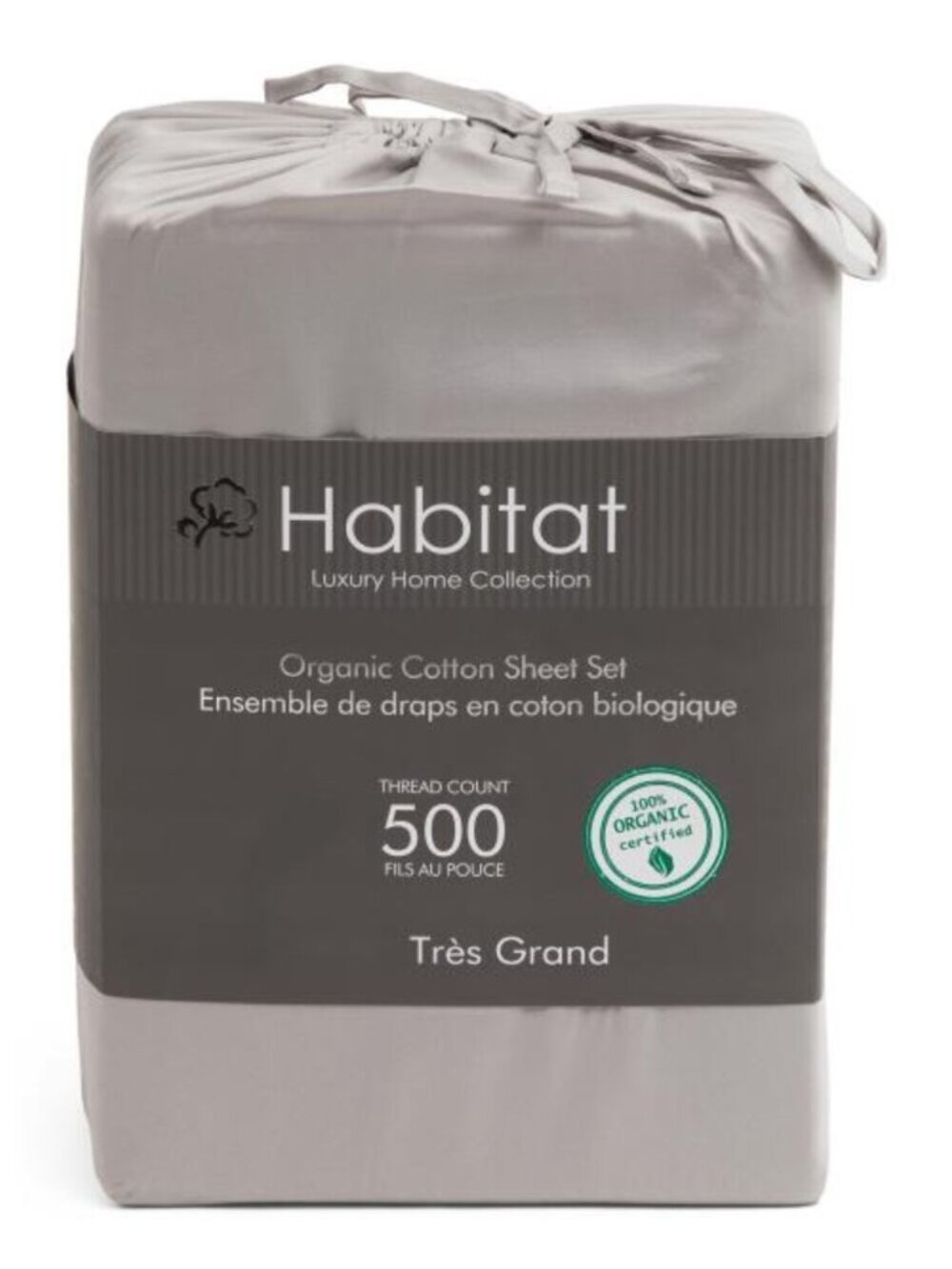 HABITAT 500tc Organic Cotton Sheet Set